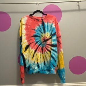 Tie dye sweat shirt